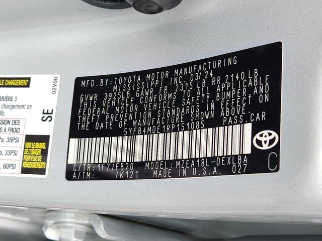 Used 2024 Toyota Corolla LE FWD image 34