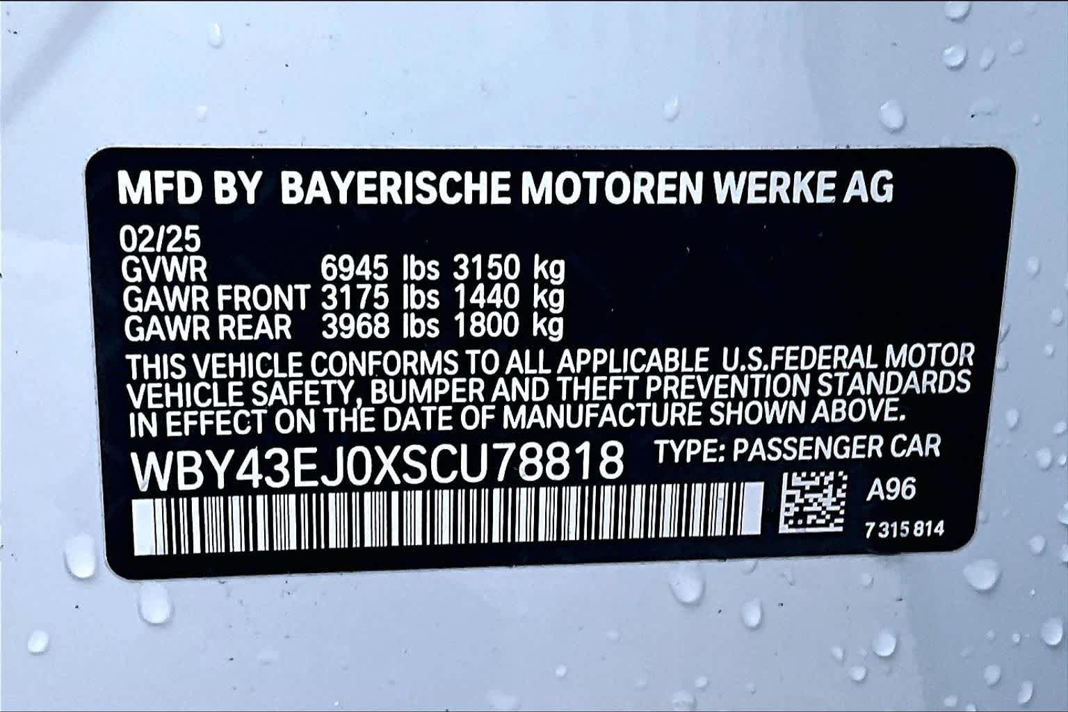 Used 2025 BMW i7 eDrive50 w/ M Sport Package image 35