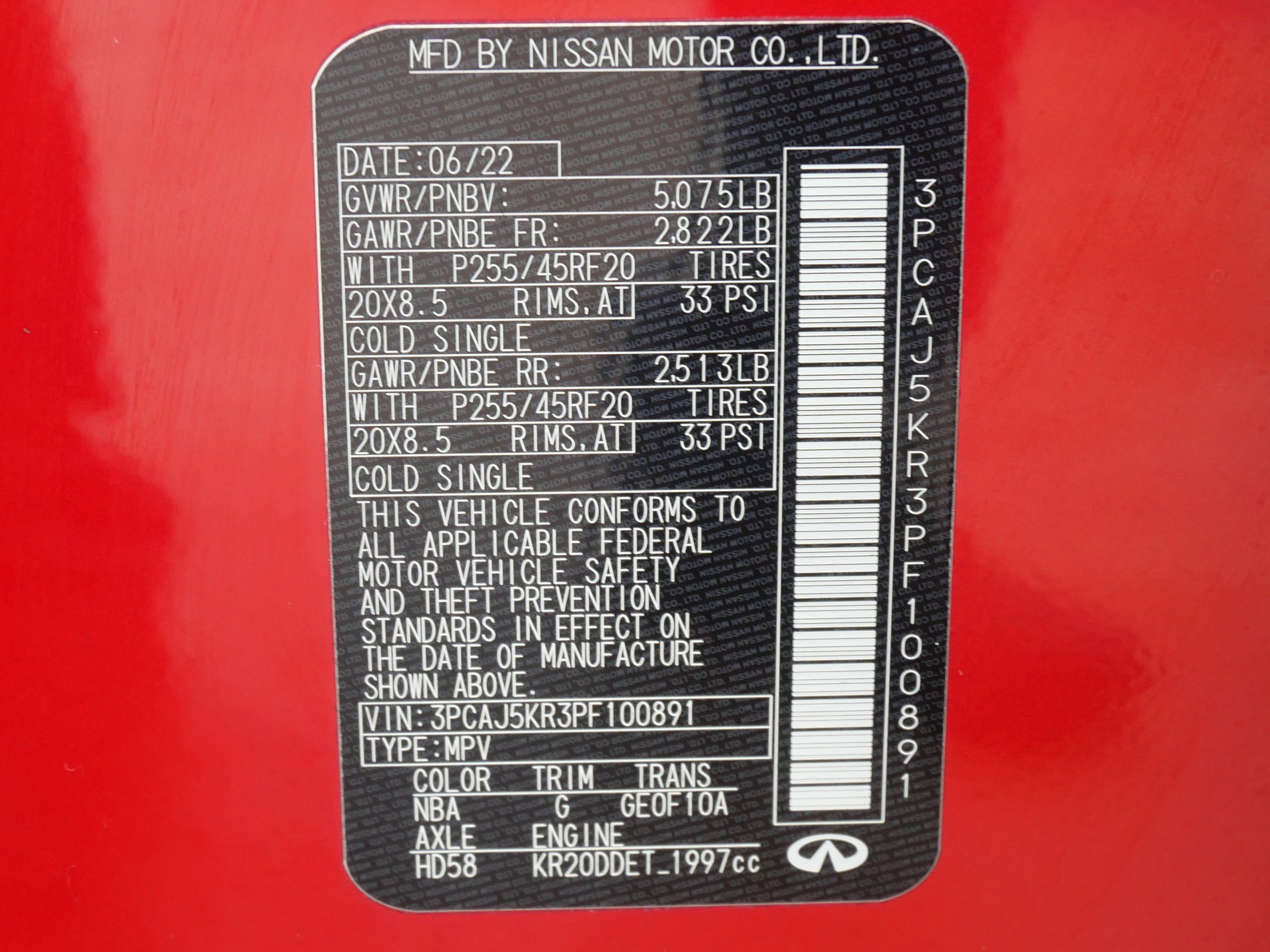 Used 2023 INFINITI QX55 Essential image 31