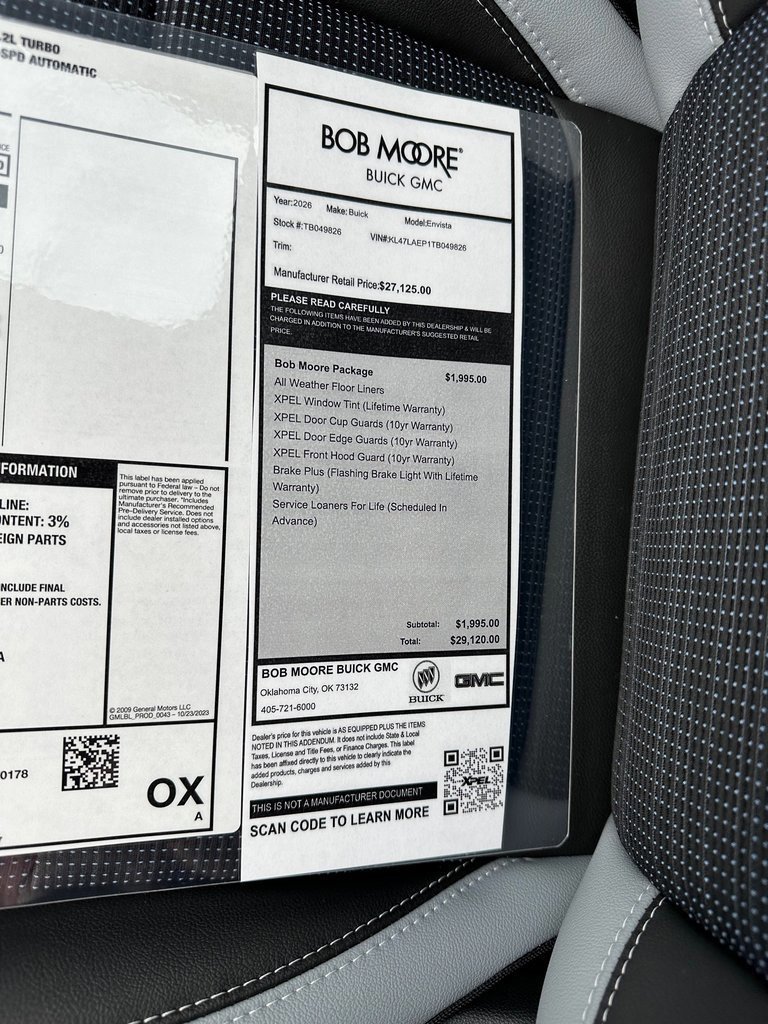 New 2026 Buick Envista Preferred w/ Advanced Safety Package image 15