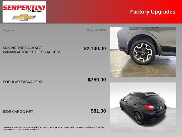 Used 2017 Subaru Crosstrek 2.0i Limited AWD/4WD image 4
