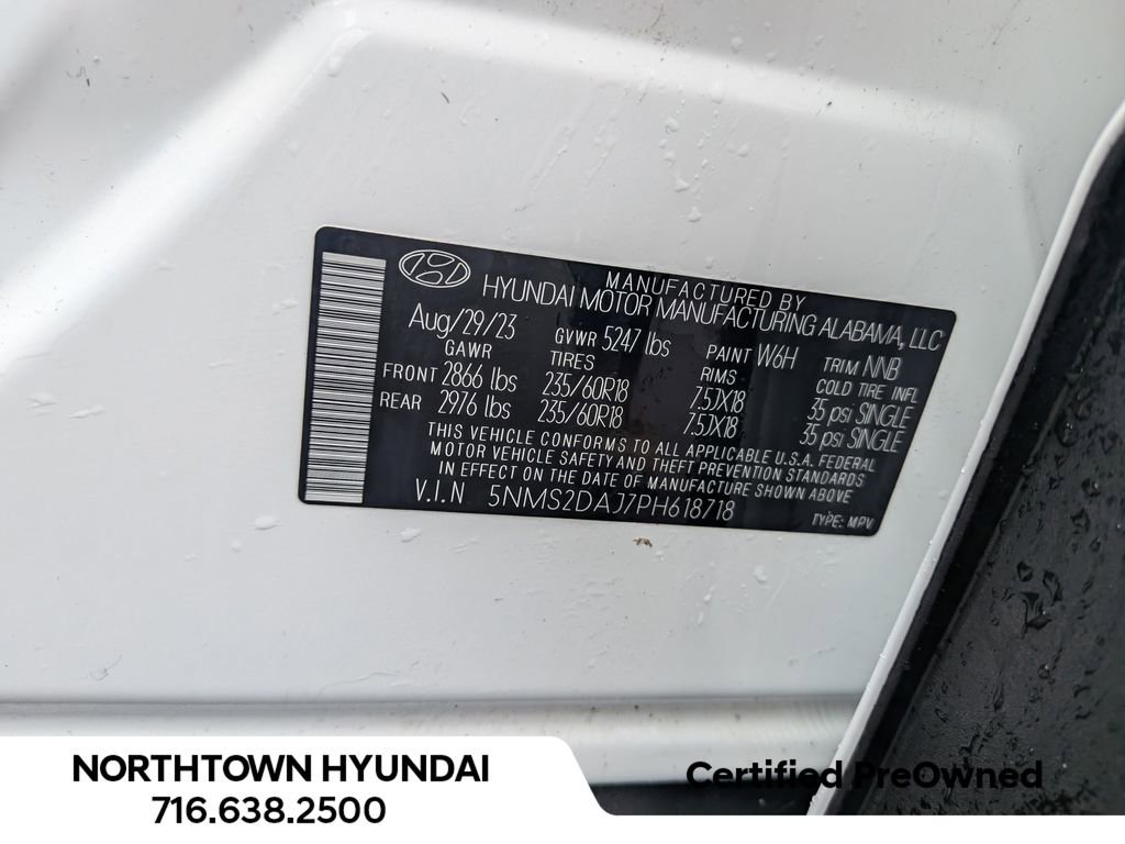 Used 2023 Hyundai Santa Fe SEL w/ Winter Weather Package image 40