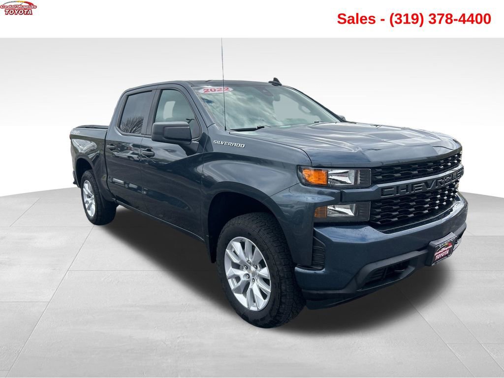 Used 2022 Chevrolet Silverado 1500 Custom w/ Safety Confidence Package AWD/4WD image 9