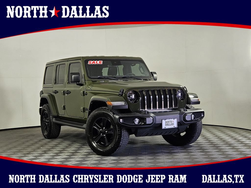 Used 2022 Jeep Wrangler Unlimited Sahara AWD/4WD image 1