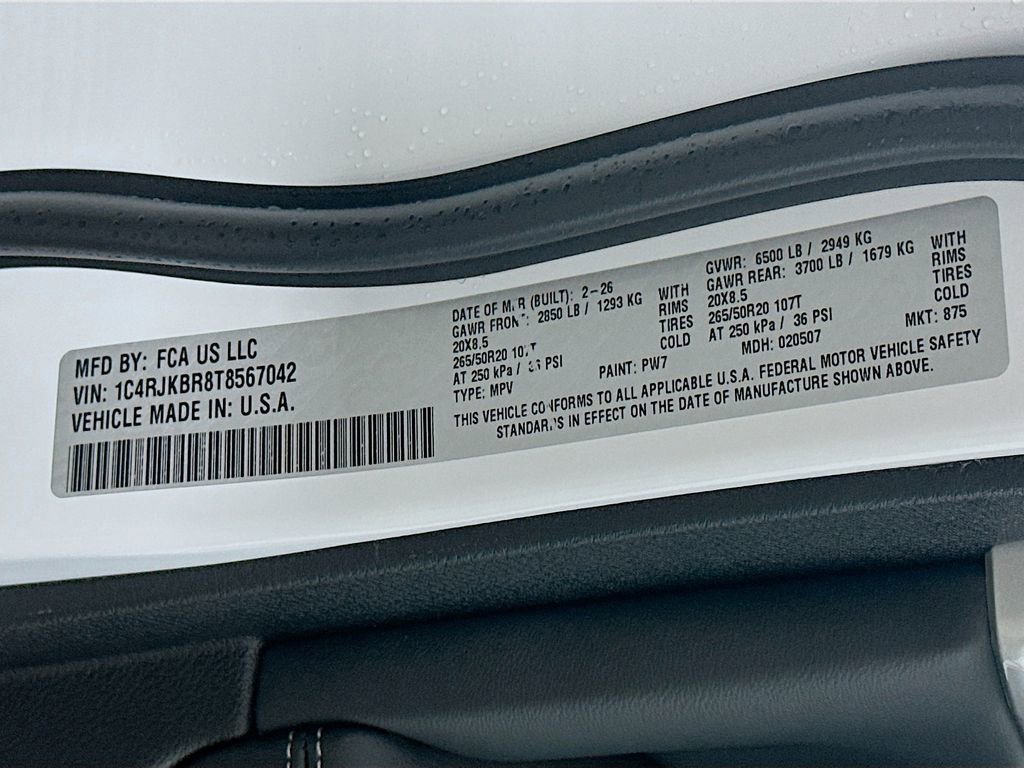 New 2026 Jeep Grand Cherokee L Limited image 19