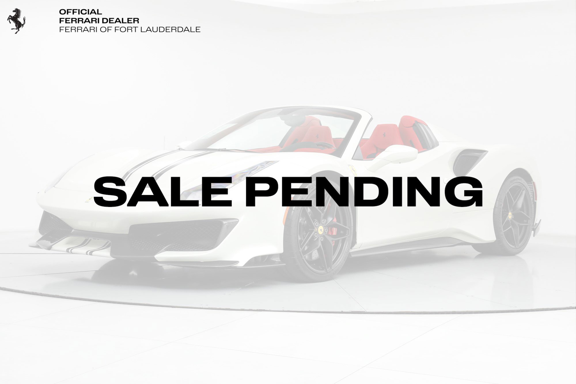Certified 2020 Ferrari 488 Pista Spider
