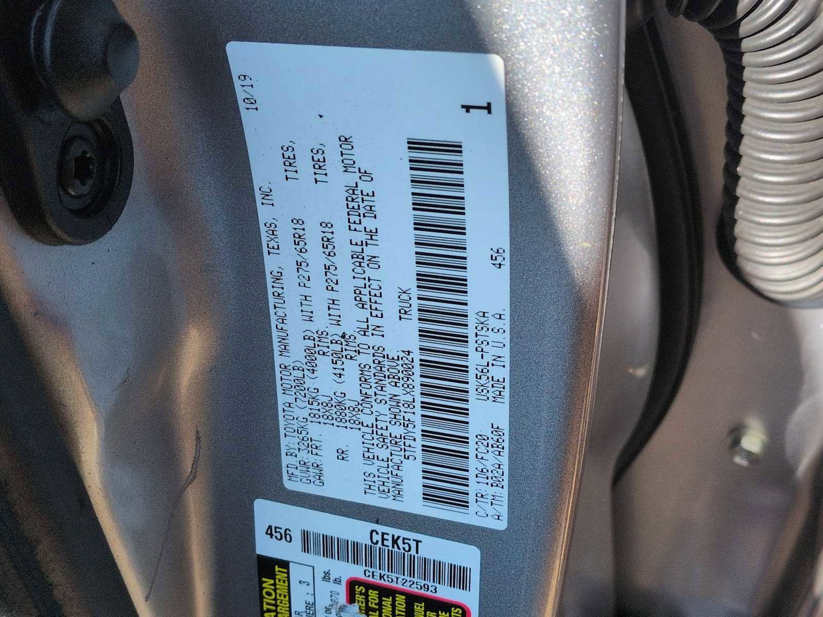 Used 2020 Toyota Tundra SR5 w/ SR5 Upgrade Package image 36