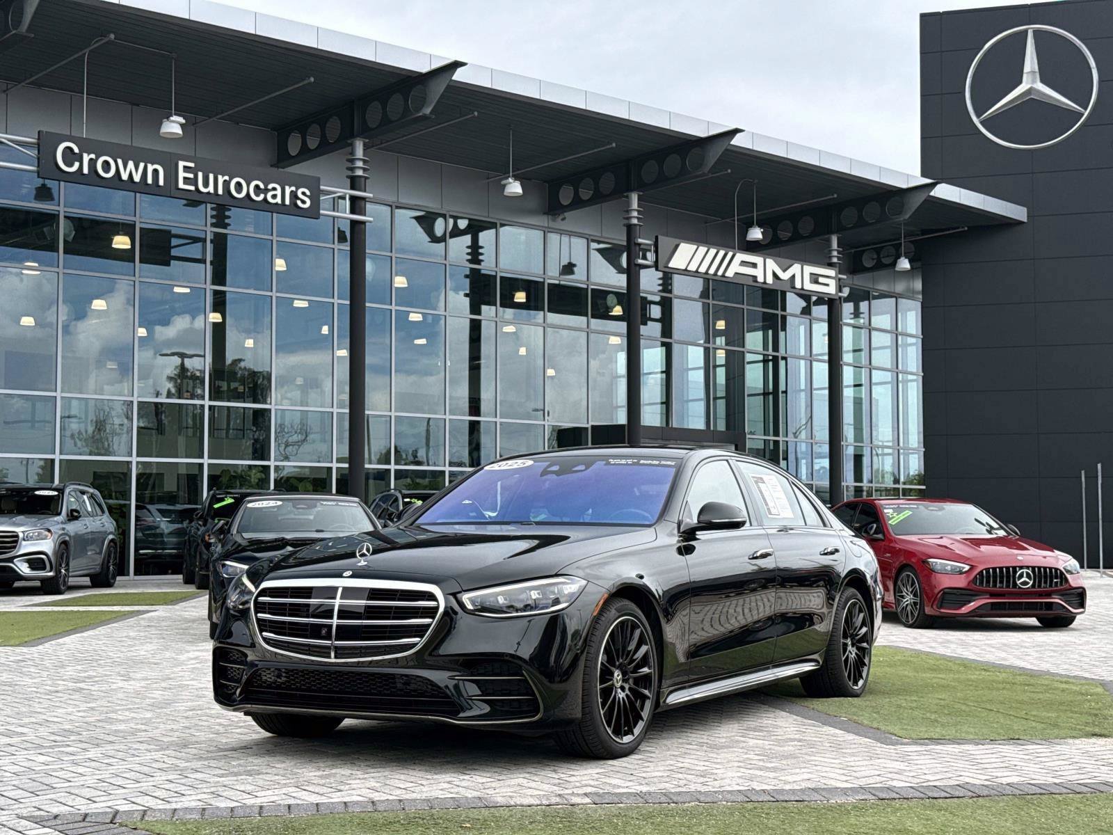 Certified 2025 Mercedes-Benz S 580e 4MATIC Sedan w/ AMG Line Package