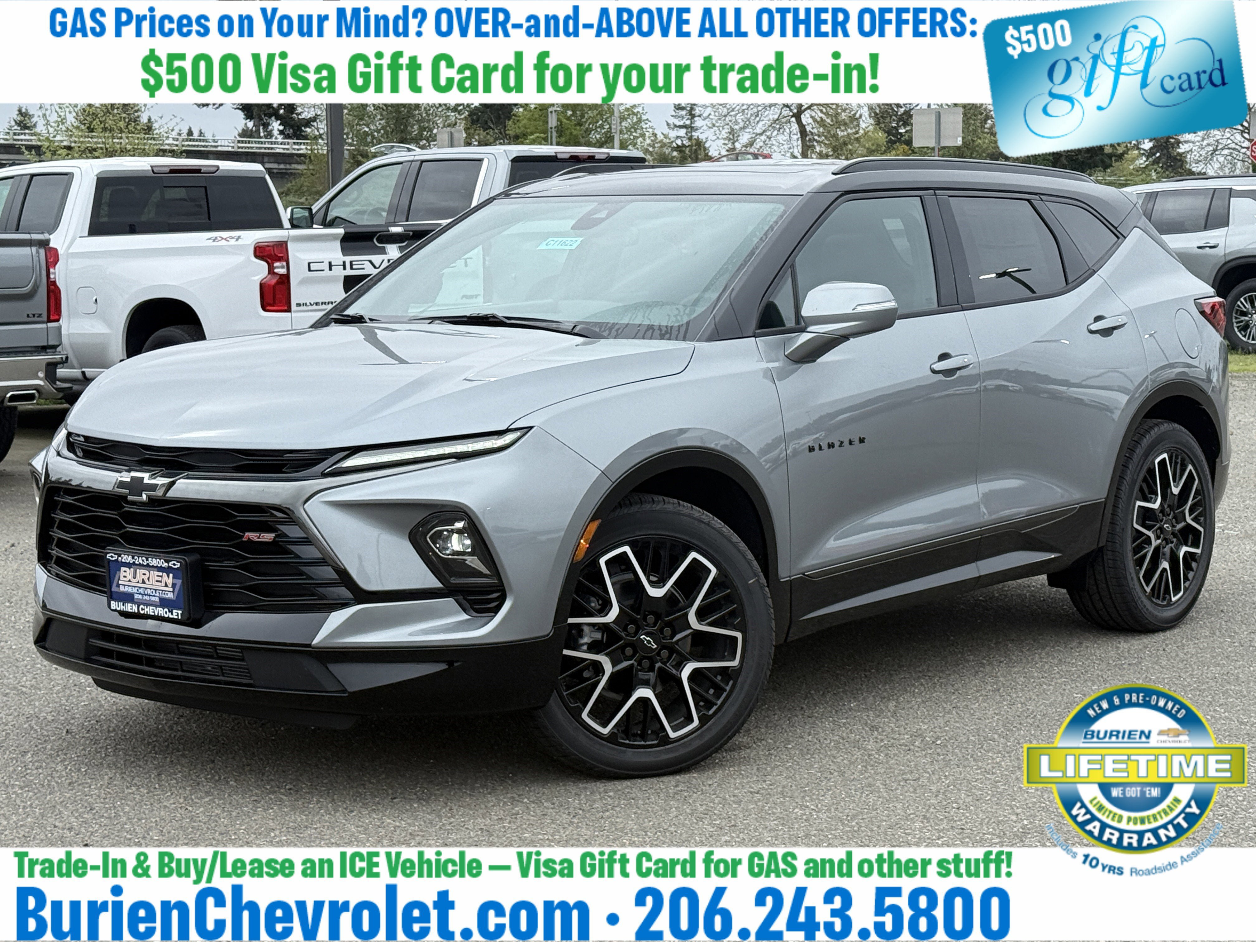 New 2026 Chevrolet Blazer RS w/ LPO, Floor Liner Package