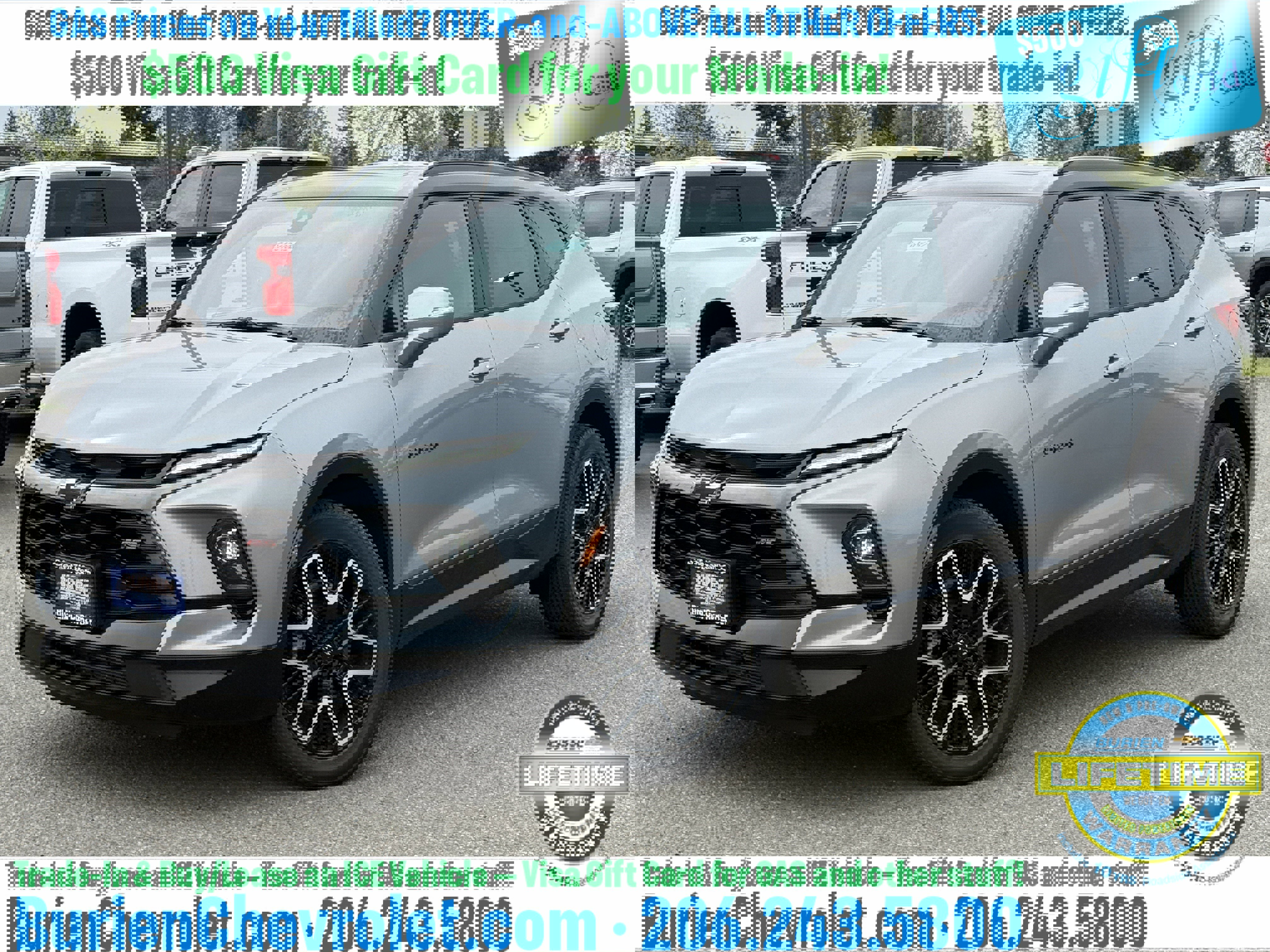 New 2026 Chevrolet Blazer RS w/ LPO, Floor Liner Package AWD/4WD image 1