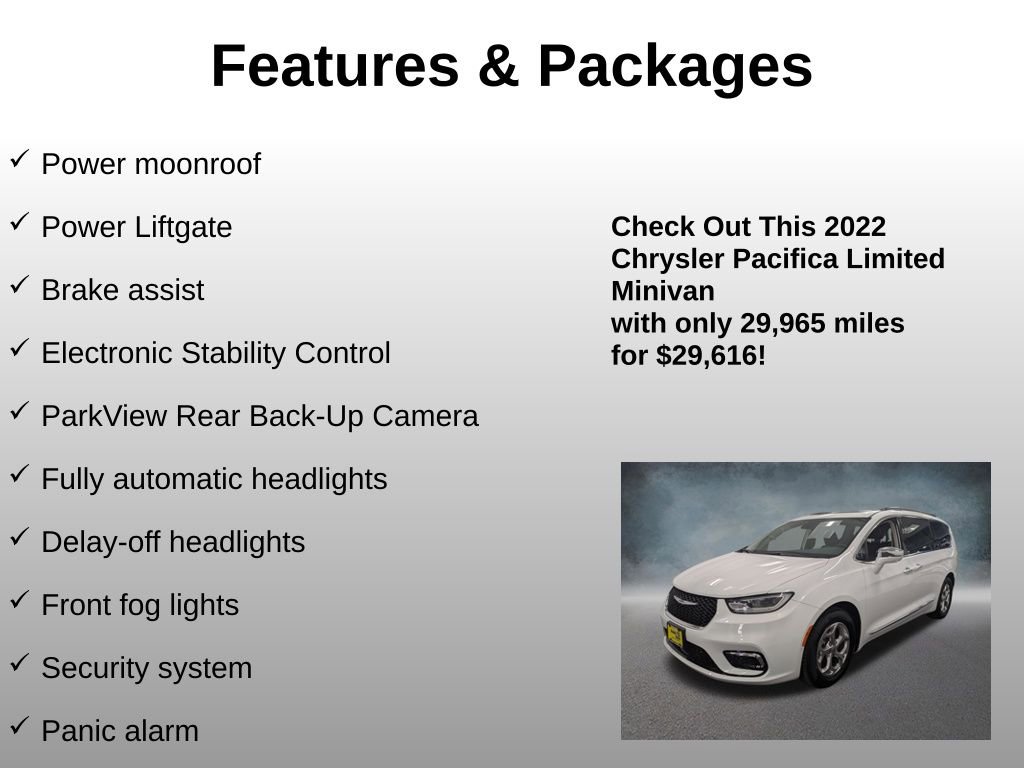 Used 2022 Chrysler Pacifica Limited FWD image 21