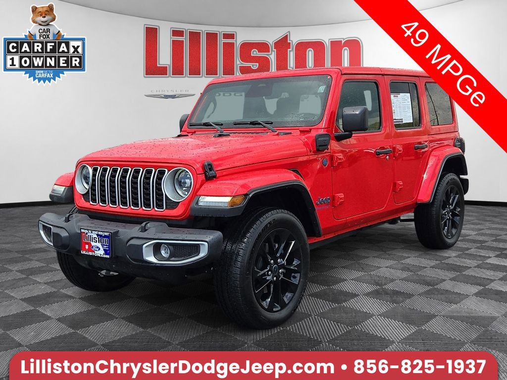 Used 2025 Jeep Wrangler Unlimited Sahara w/ Safety Group AWD/4WD image 1