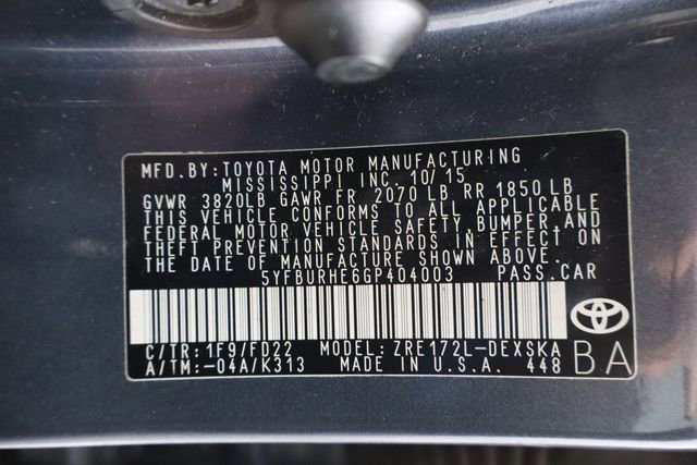 Used 2016 Toyota Corolla S FWD image 33