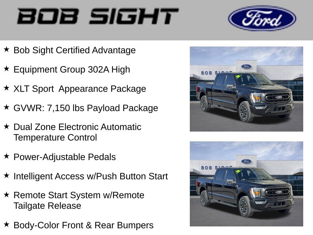 Used 2022 Ford F150 XLT w/ Equipment Group 302A High image 3