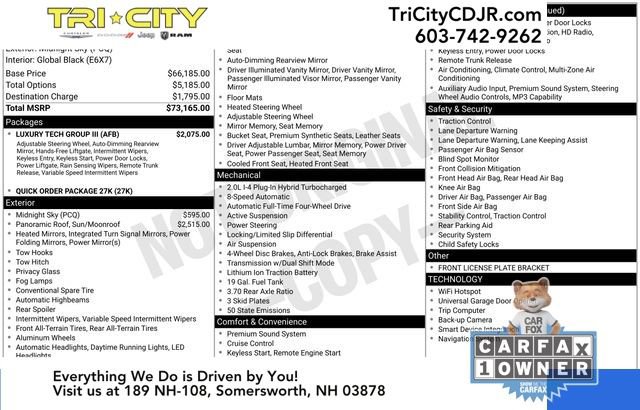 Used 2024 Jeep Grand Cherokee Trailhawk w/ Luxury Tech Group III image 15