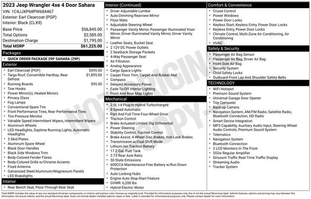 Used 2023 Jeep Wrangler Unlimited Sahara AWD/4WD image 35