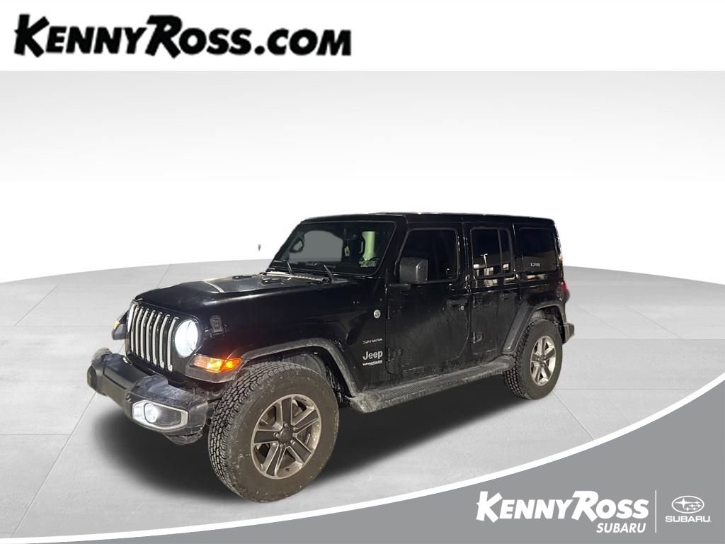 Used 2021 Jeep Wrangler Unlimited Sahara w/ Uconnect 4C Nav & Sound Group image 1