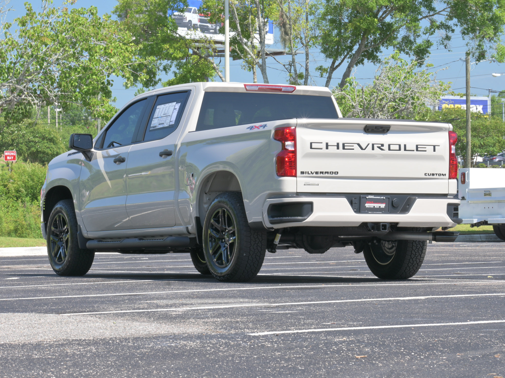 New 2026 Chevrolet Silverado 1500 Custom w/ Turbomax Blackout Package AWD/4WD image 3