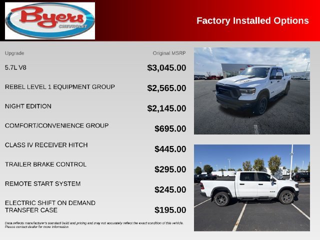 Used 2024 RAM 1500 Rebel w/ Rebel Level 1 Equipment Group AWD/4WD image 10
