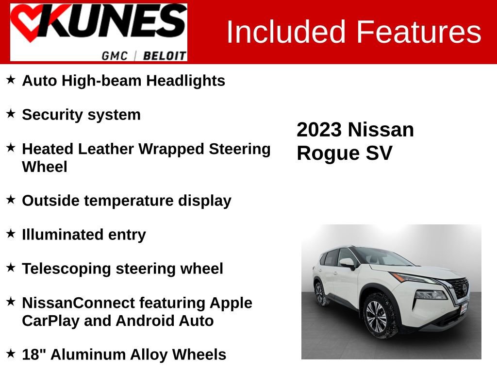 Used 2023 Nissan Rogue SV image 3