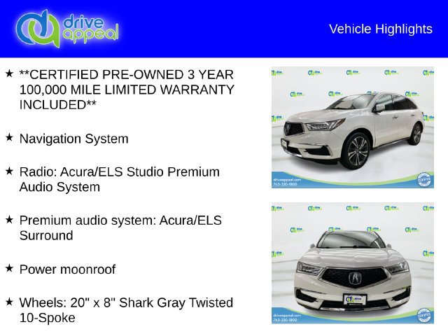 Used 2020 Acura MDX w/ Technology Package AWD/4WD image 12