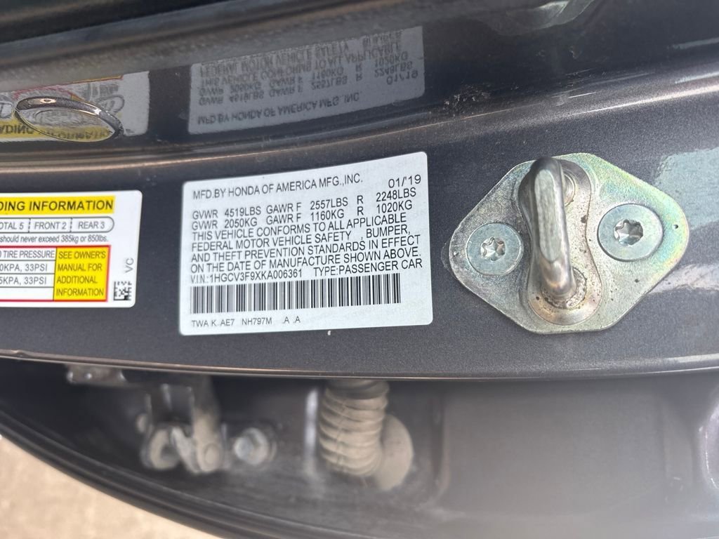 Certified 2019 Honda Accord Touring image 35