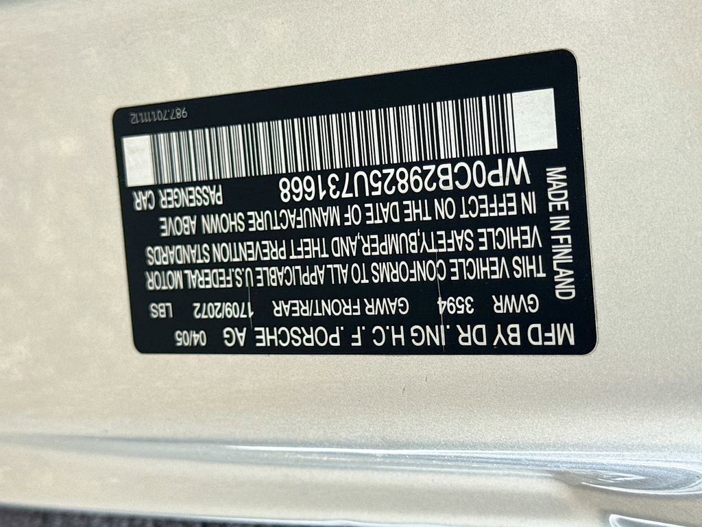 Used 2005 Porsche Boxster S RWD image 37