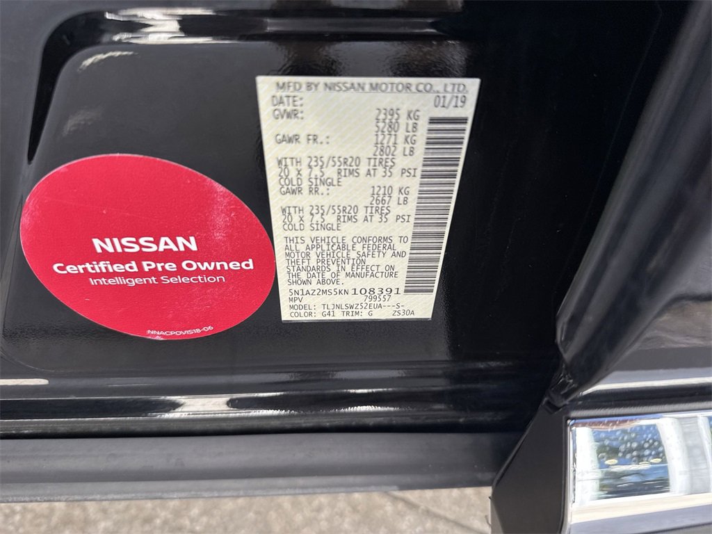 Used 2019 Nissan Murano Platinum image 62