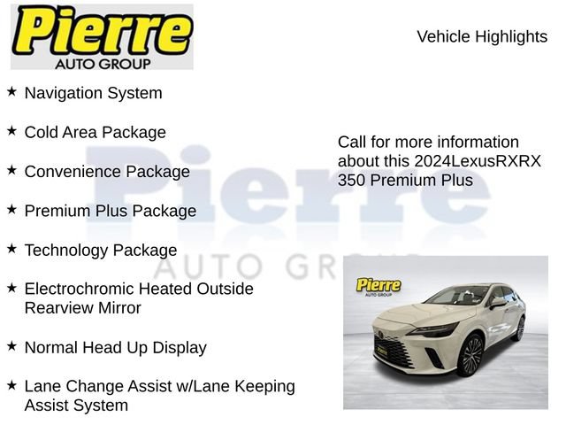 Used 2024 Lexus RX 350 Premium Plus w/ Convenience Package AWD/4WD image 7