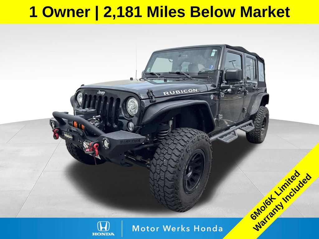 Used 2017 Jeep Wrangler Unlimited Rubicon w/ Connectivity Group AWD/4WD image 1