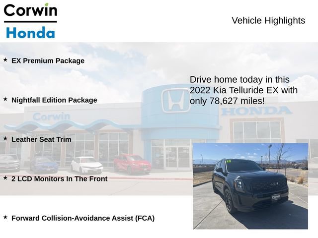 Used 2022 Kia Telluride EX w/ EX Premium Package image 7