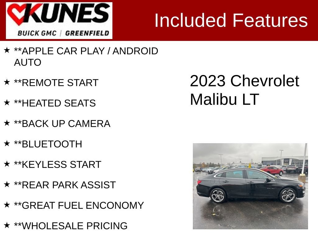 Used 2023 Chevrolet Malibu LT image 2