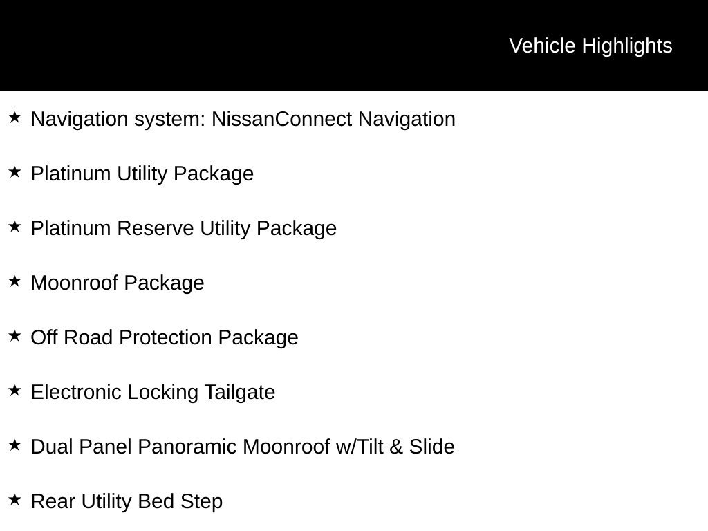 Certified 2021 Nissan Titan Platinum Reserve w/ Moonroof Package AWD/4WD image 5