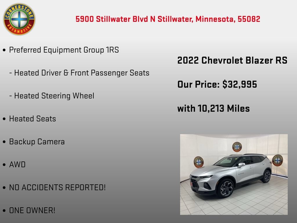 Used 2022 Chevrolet Blazer RS AWD/4WD image 5