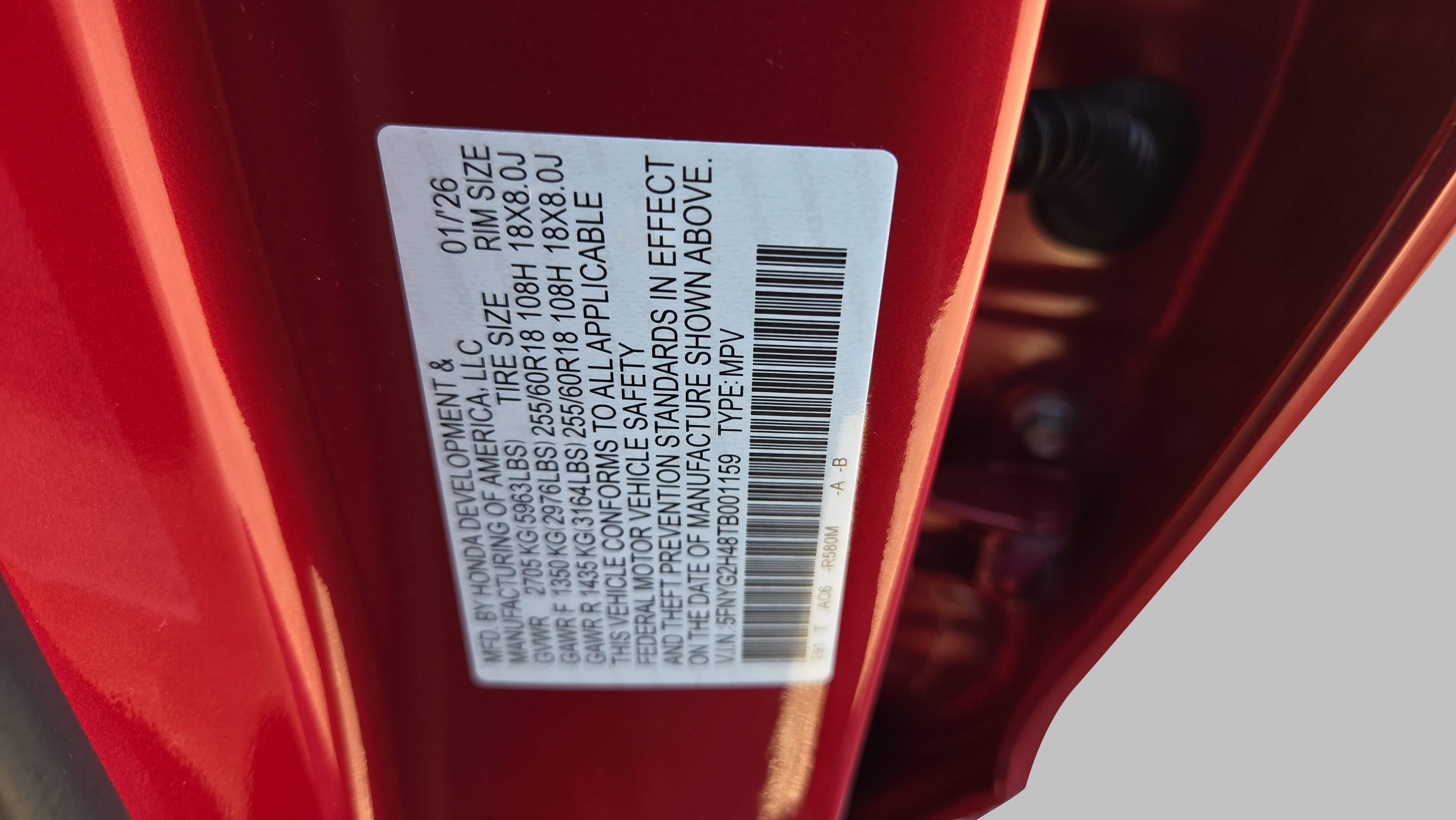 Certified 2026 Honda Pilot EX-L image 13