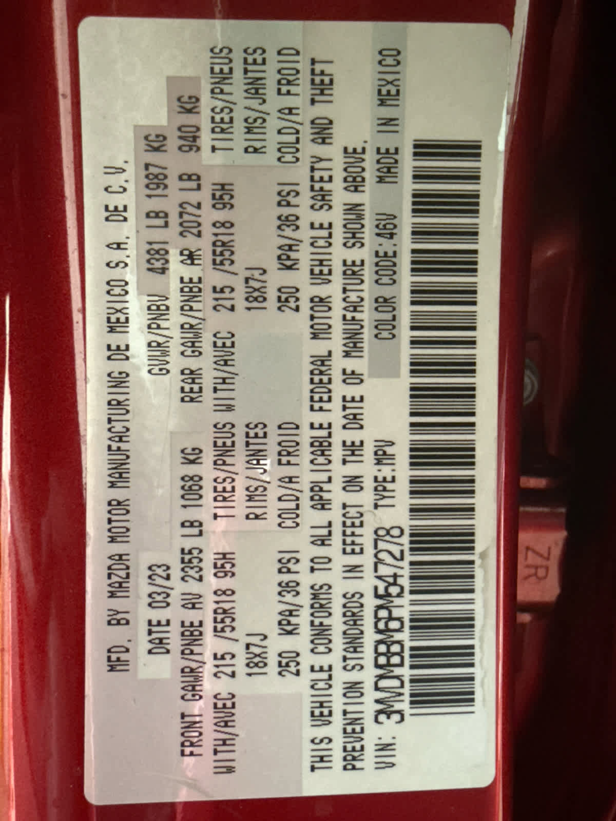 Certified 2023 MAZDA CX-30 AWD 2.5 S w/ Select Package image 20