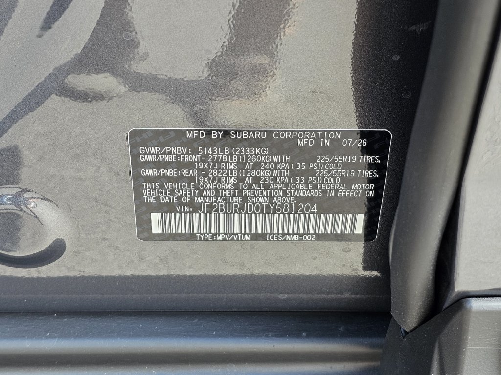 New 2026 Subaru Outback Touring XT AWD/4WD image 32