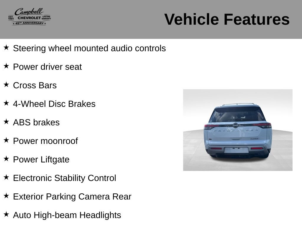 Used 2025 Nissan Pathfinder Platinum FWD image 10