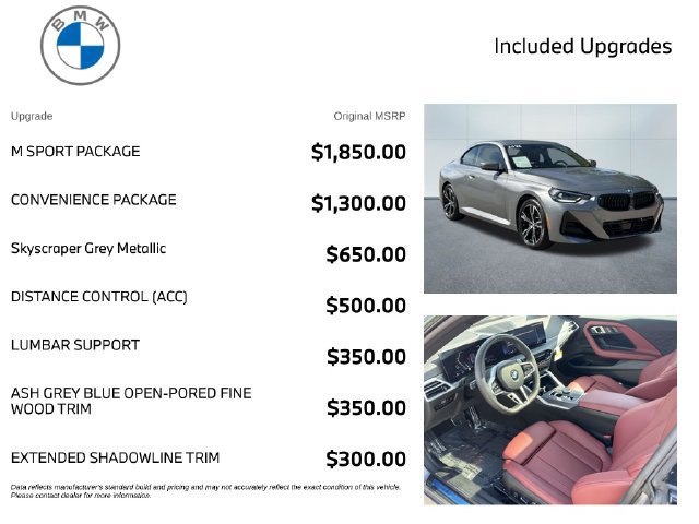 Used 2026 BMW 230i xDrive Coupe w/ M Sport Package AWD/4WD image 3