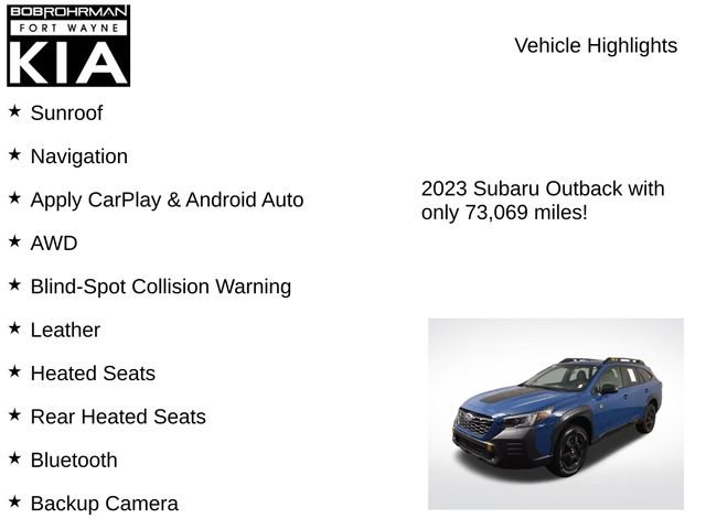 Used 2023 Subaru Outback Wilderness AWD/4WD image 7