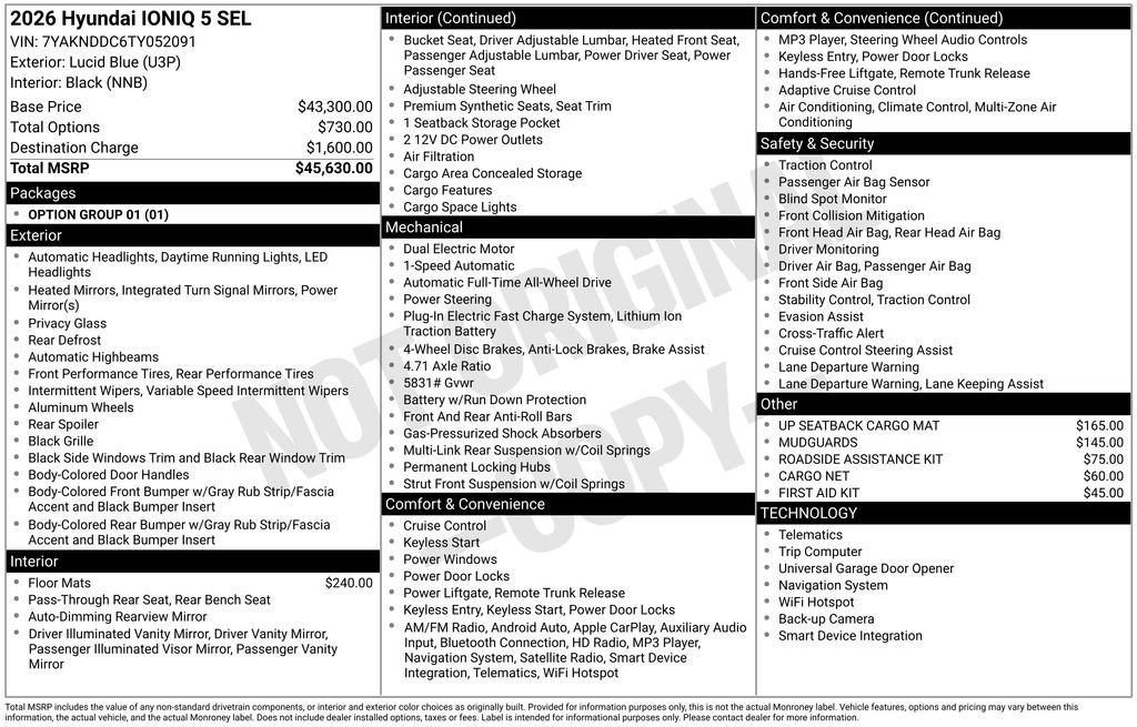 New 2026 Hyundai Ioniq 5 SEL image 4