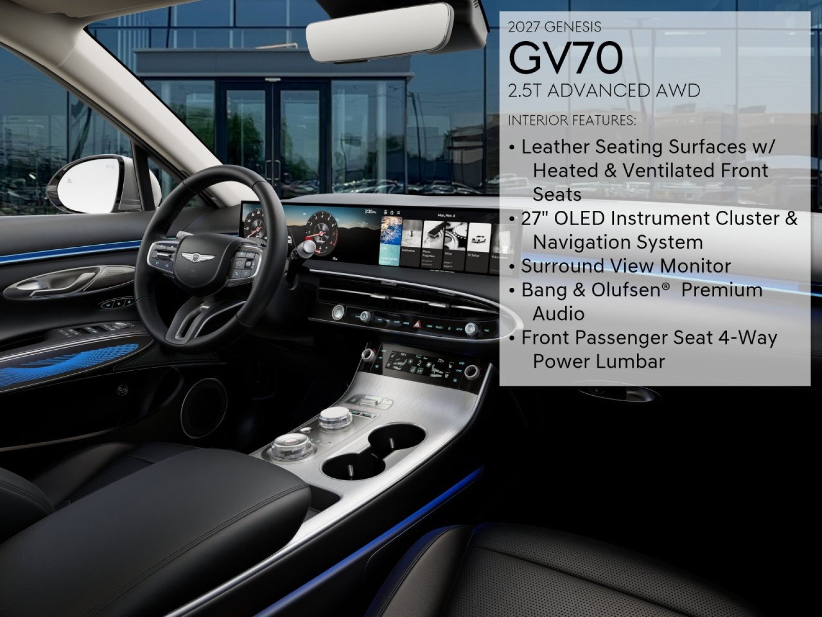 New 2027 Genesis GV70 2.5T Advanced AWD/4WD image 15