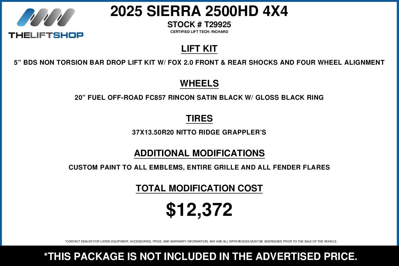 Used 2025 GMC Sierra 3500 AT4 w/ AT4 Premium Plus Package video 2