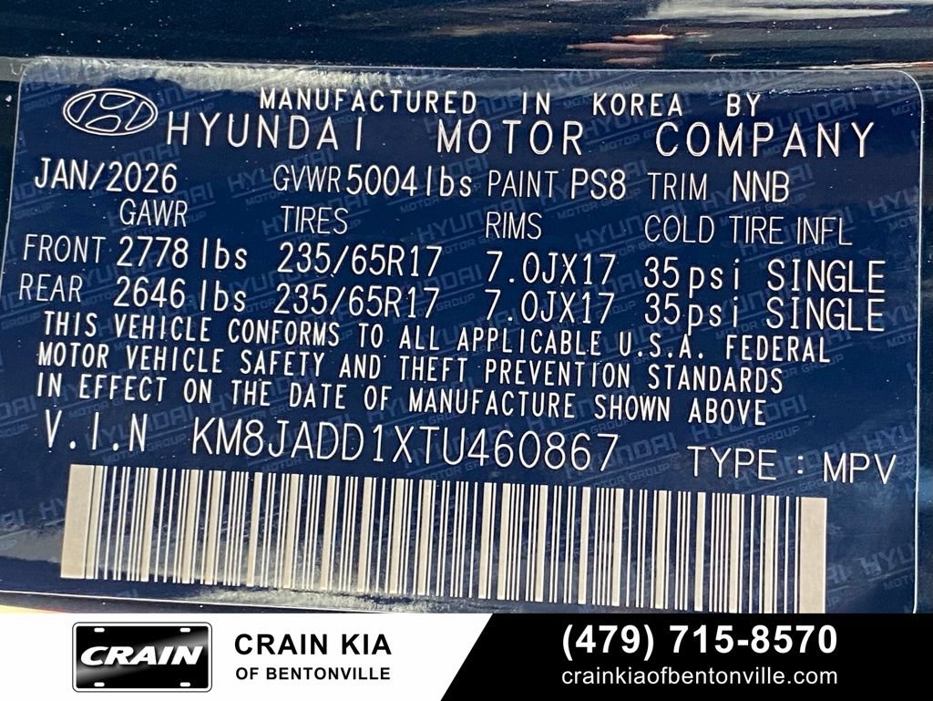 Used 2026 Hyundai Tucson Blue SE w/ Tow & Go Package AWD/4WD image 39