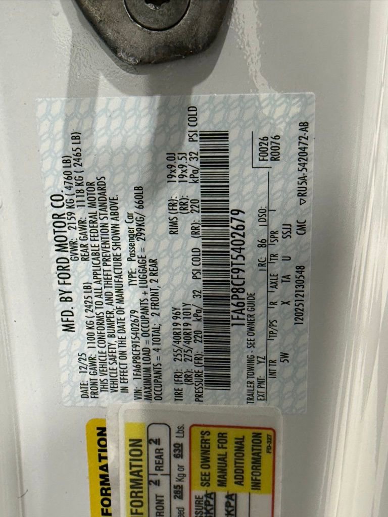 New 2026 Ford Mustang GT Premium w/ GT Performance Package image 36