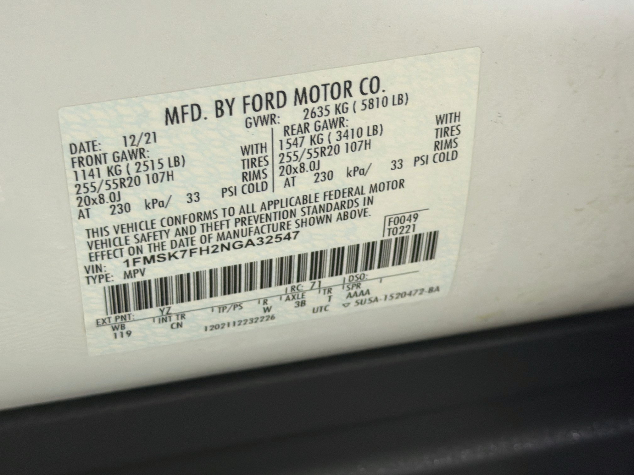 Used 2022 Ford Explorer Limited RWD image 12