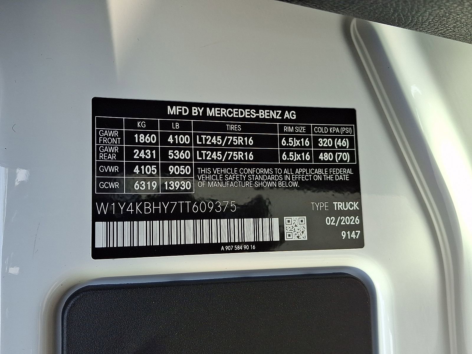 New 2026 Mercedes-Benz Sprinter 2500 image 17
