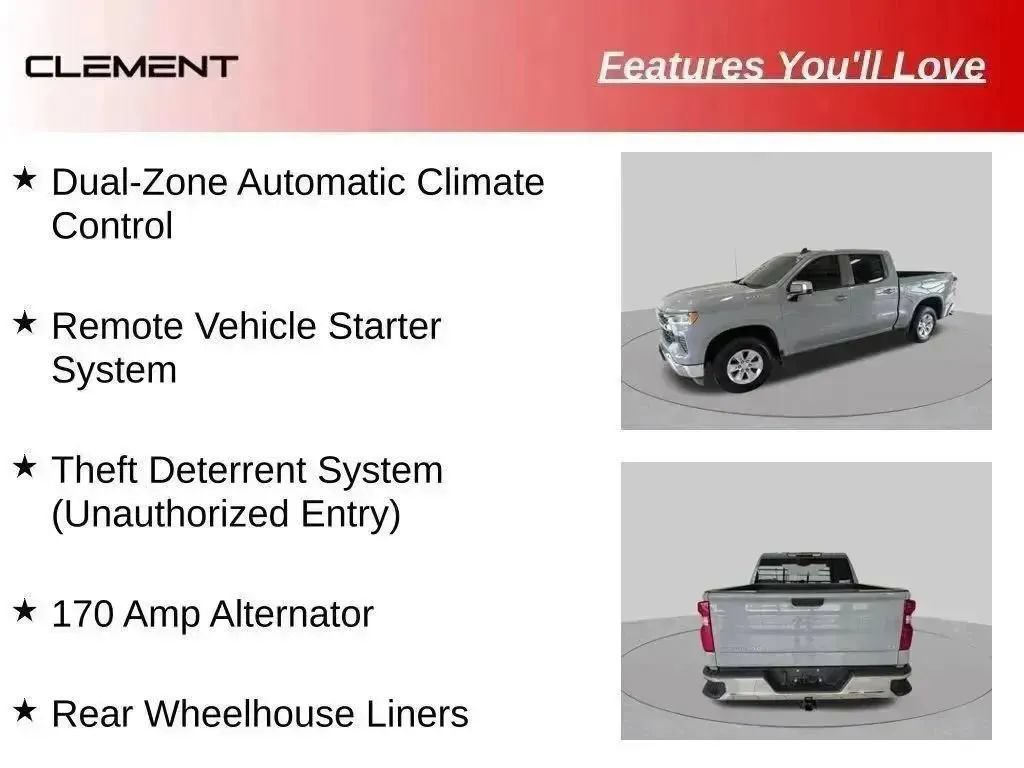 Used 2024 Chevrolet Silverado 1500 LT w/ Protection Package AWD/4WD image 98