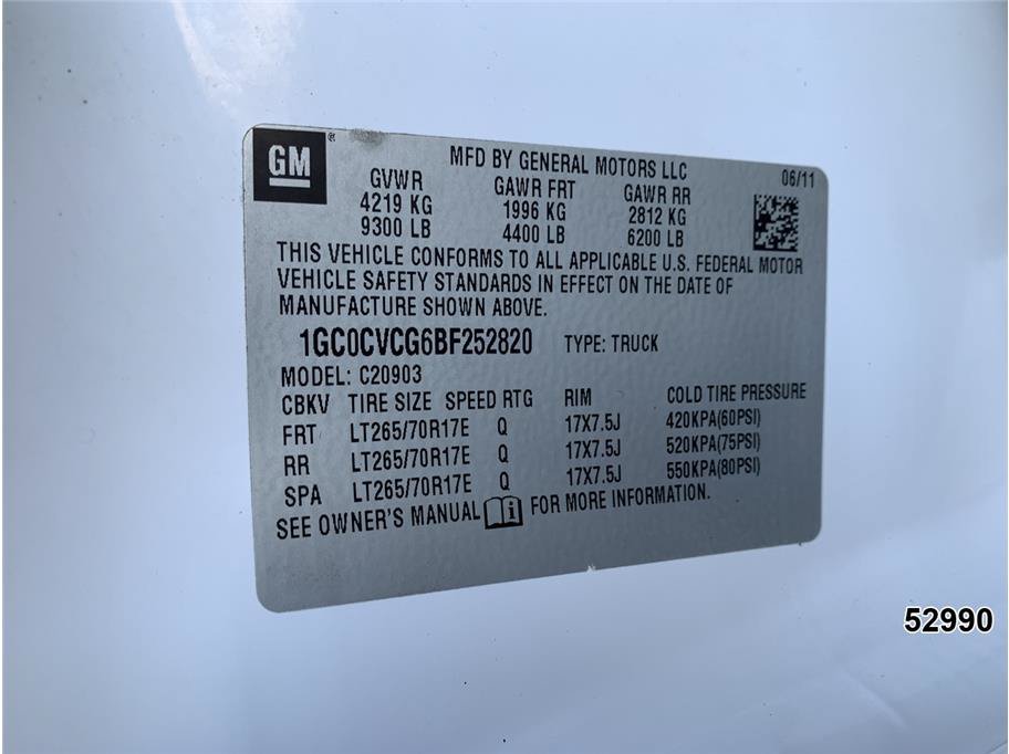 Used 2011 Chevrolet Silverado 2500 W/T RWD image 15