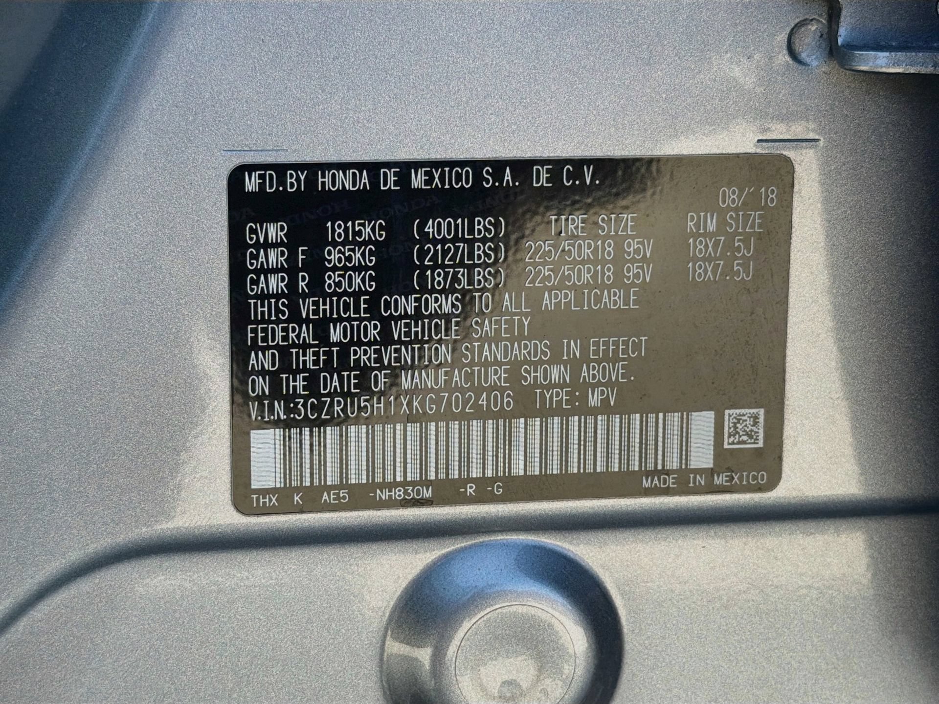 Used 2019 Honda HR-V Sport image 30